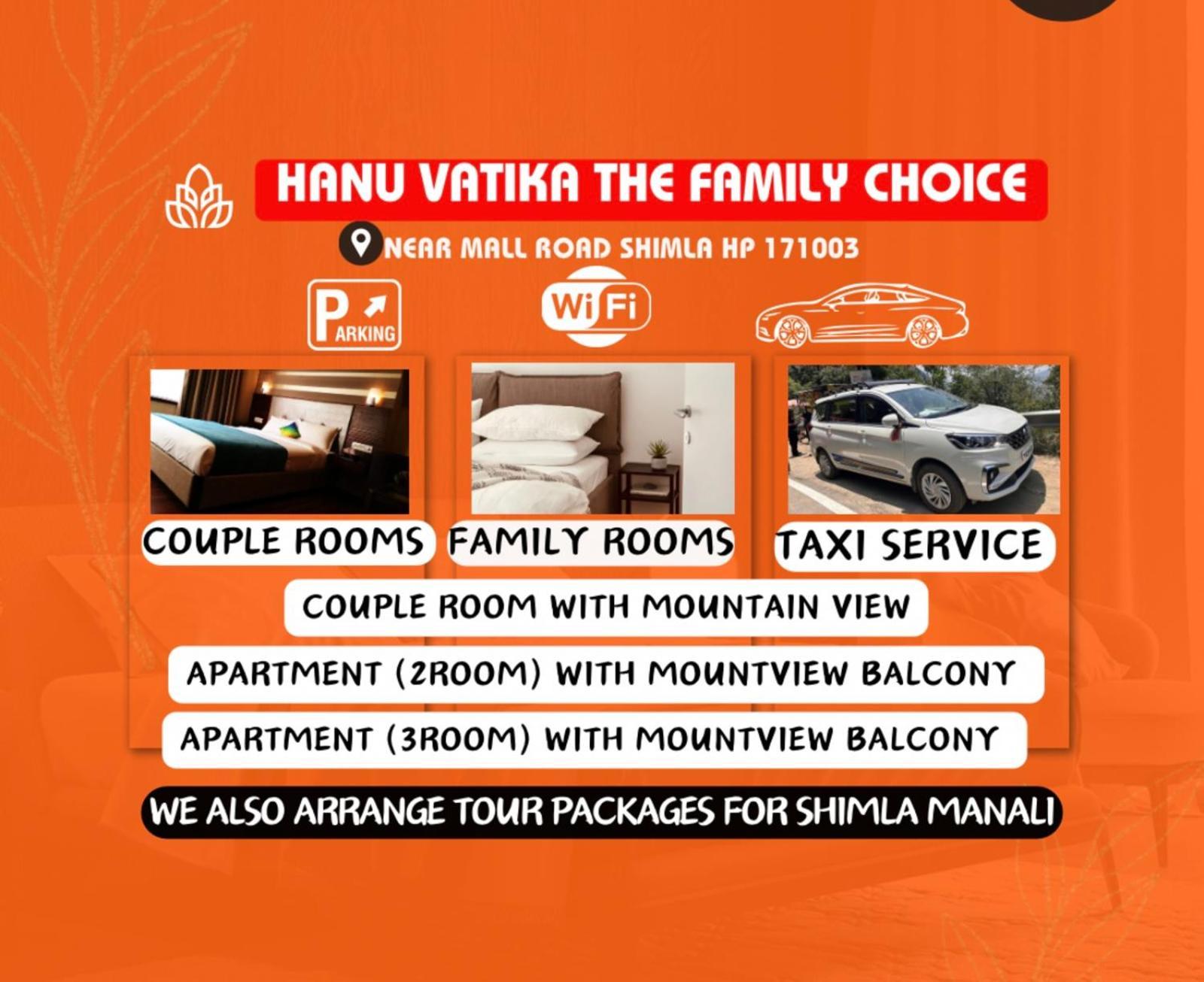 Hanu Vatika The Family Choice Shimla Exteriör bild